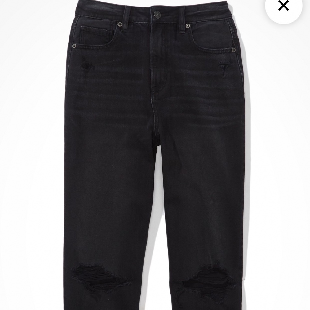 AE Ripped Mom Straight Jean